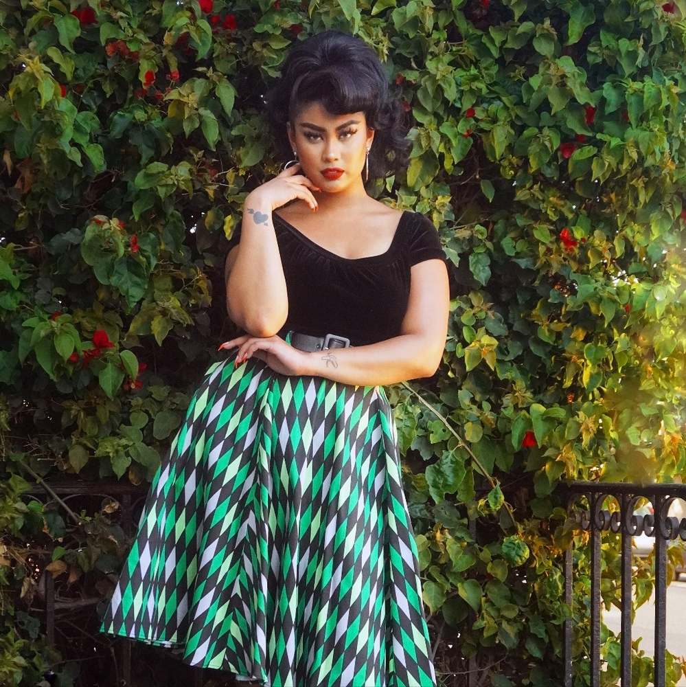 Small Pinup Girl Clothing Doris skirt
